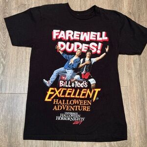 Halloween Horror Nights Bill &Ted’s Farewell Tour T-Shirt M Universal Studios